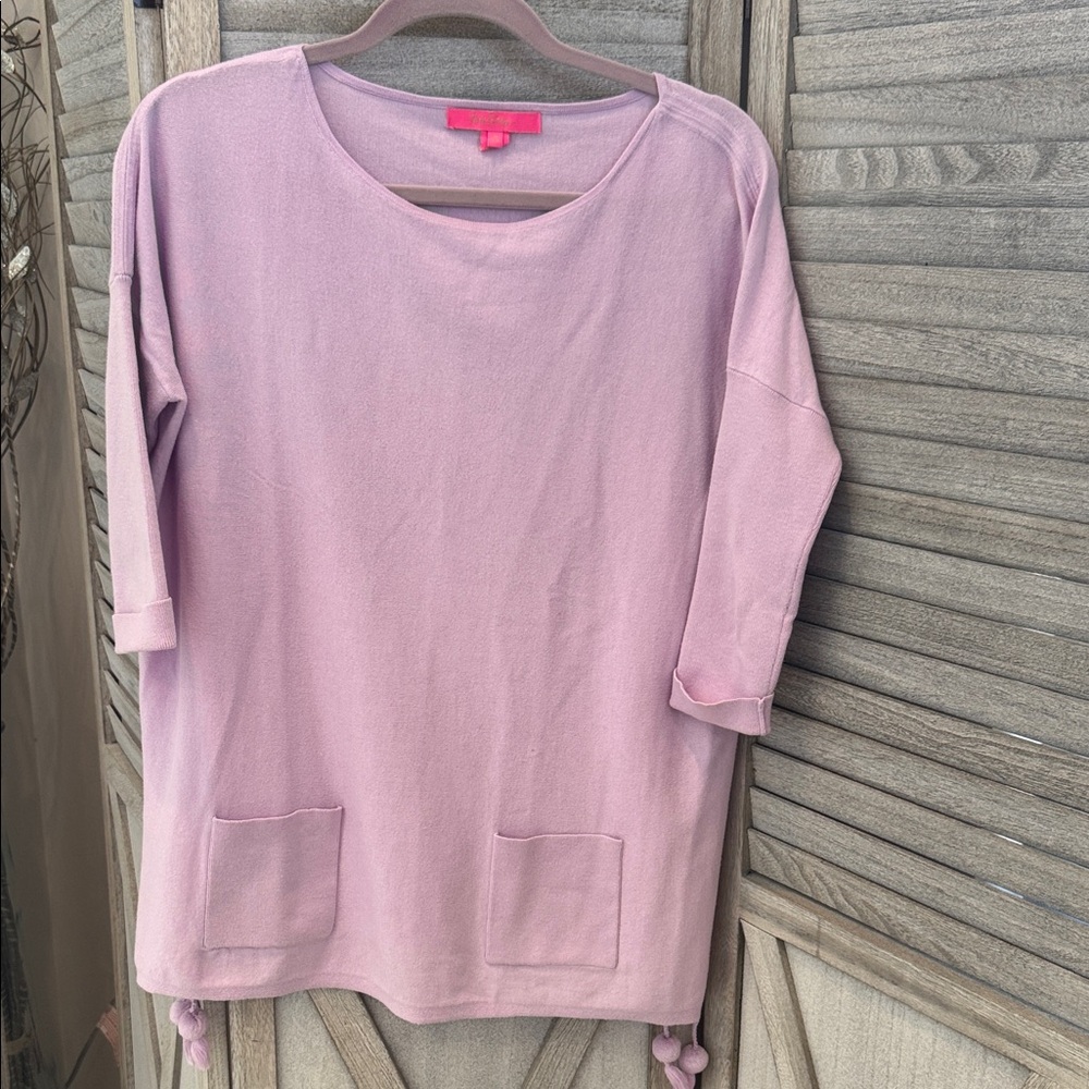 Lilly Pulitzer Tunics Women’s Elba Sweater top with Pockets size XS pre owned